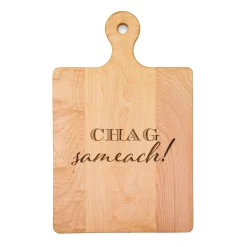 Chag Sameach - Wood Board 16 x 10"-Maple Hot