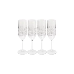 Champagne Classic | Clear | 4 Pack | 8.9 Oz-Sophistiplate LLC New