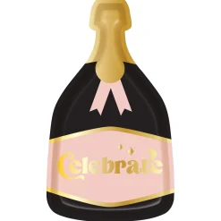 Champagne Die Cut Plate Celebrate Good Times/16pk-Sophistiplate Best