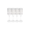 Champagne Modern | Clear | 4 Pack | 8 Oz-Sophistiplate LLC Sale