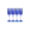 Champagne Modern | Cobalt | 4 Pack | 8 Oz-Sophistiplate LLC Outlet