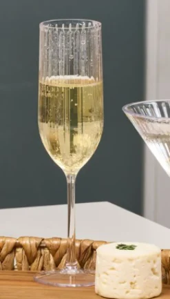 Champagne Modern Tall | Clear | 8 Oz-Sophistiplate Sale