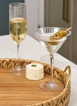Champagne Modern Tall | Clear | 8 Oz-Sophistiplate Sale