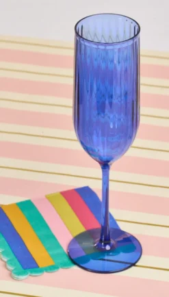 Champagne Modern Tall | Cobalt | 8 Oz-Sophistiplate Sale