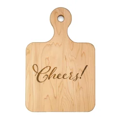 Cheers - Wood Cutting & Cheeseboard 12 x 8"-Maple Sale