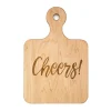Cheers - Wood Cutting & Cheeseboard 12 x 8"-Maple Sale