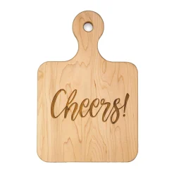 Cheers - Wood Cutting & Cheeseboard 12 x 8"-Maple Sale