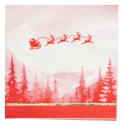 Christmas Village Paper Cocktail Napkin/20pk-Sophistiplate Outlet