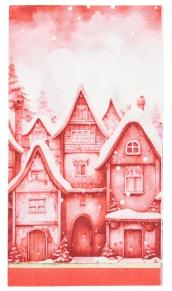 Christmas Village Paper Guest Towel/20pk-Sophistiplate Best