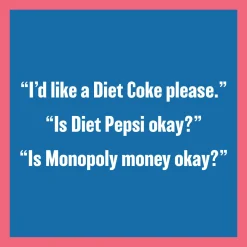 COASTER diet coke-Drinks On Me Coasters Hot