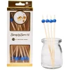 Cobalt Blue 6 Inch Wood Party Pick/30pk-Simply Serv'd Sale