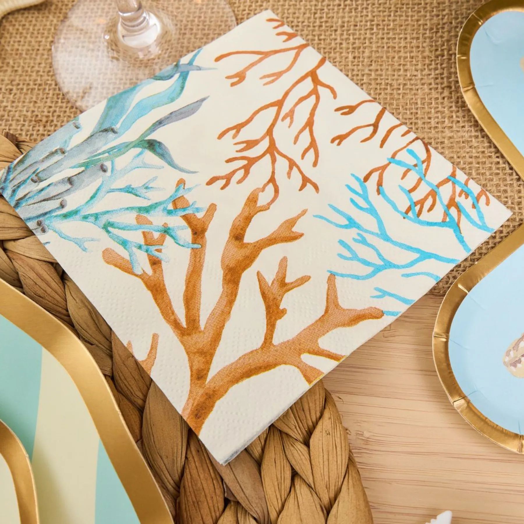 Cocktail Napkin La Mer - 20pkg-Sophistiplate Discount