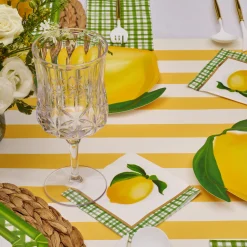 Cocktail Napkin Lemon and Stem 3 Ply/20pk-Sophistiplate Fashion