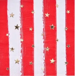 Cocktail Napkin Patriotic Confetti/20ct-Sophistiplate Best