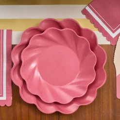 Cocktail Napkin Scalloped Edge Berry/20 pkg-Sophistiplate New