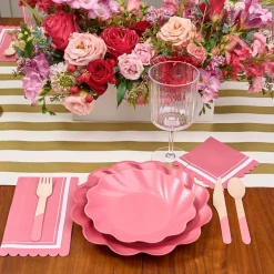 Cocktail Napkin Scalloped Edge Berry/20 pkg-Sophistiplate New