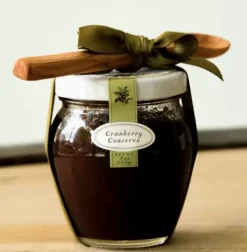 Cranberry Conserve Gift with Wooden Spoon-Bella Cucina Best