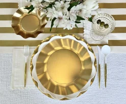 Cream & Gold Table Setting-Sophistiplate Discount