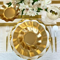 Cream & Gold Table Setting-Sophistiplate Discount