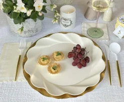Cream & Gold Table Setting-Sophistiplate Discount