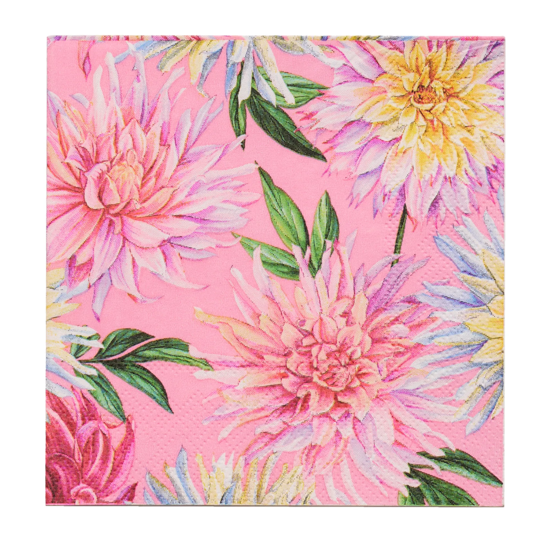 Dahlia Garden Cocktail Napkins/20pk-Sophistiplate Clearance