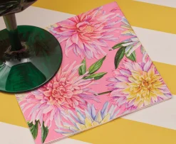 Dahlia Garden Cocktail Napkins/20pk-Sophistiplate Clearance