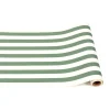 Dark Green Classic Stripe Runner - 20" x 25'-Hester u0026 Cook Sale