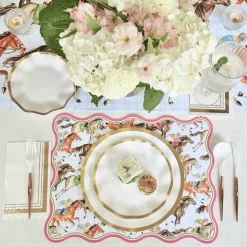 Derby Racehorses Die-Cut Placemats-Rosanne Beck Sale