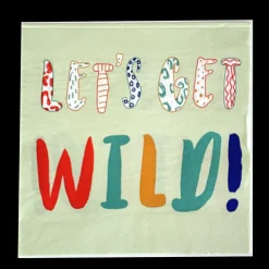 Die-Cut Lunch Napkin Party Animal 2 Ply/16pk-Sugarplum Best