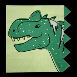 Die-Cut Lunch Napkin Rawr-some 2 Ply/16pk-Sugarplum Best