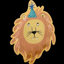 Die-Cut Party Animal Salad Plate/8pk-Sugarplum Clearance