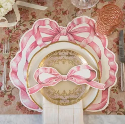 Die-cut Pink Bow Placemat - 12 Sheets-Hester u0026 Cook Sale