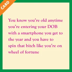 DOB Card-Drinks On Me Hot