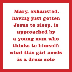 Drum solo CHRISTMAS Coaster-Drinks On Me Coasters Hot