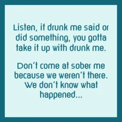 Drunk Me Coaster-drinksonmecoasters Sale