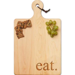 Eat - Wood Cutting & Cheeseboard 16 x 10"-Maple Best