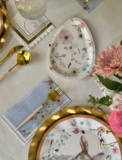 Egg Salad Plate Charming Easter Assorted - 8pkg-Sophistiplate Fashion