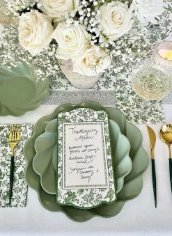 Emerald & Gold Bella Assorted Plastic Cutlery/36pc, Service for 12-Sophistiplate New