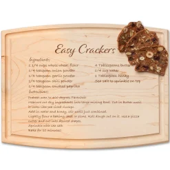 Engraved Recipe Arched Artisan Board | 12 x 9"-Maple Best