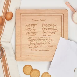 Engraved Recipe Board | Personalized Recipe | 12 x 12-Maple Sale