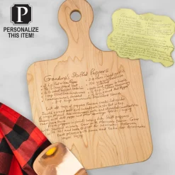 Engraved Recipe Board | Personalized Recipe | 12 x 8-Maple Hot