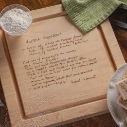 Engraved Recipe Board | Personalized Recipe | 12 x 8-Maple Hot