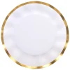 Everyday White Wavy Dinner Plate/8pk-Sophistiplate New