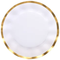 Everyday White Wavy Dinner Plate/8pk-Sophistiplate New