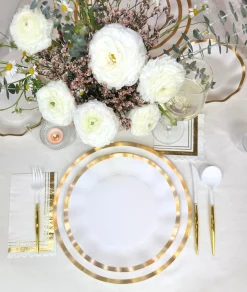 Everyday White Wavy Dinner Plate/8pk-Sophistiplate New