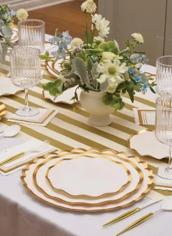 Everyday White Wavy Salad Plates/8pk-Sophistiplate New