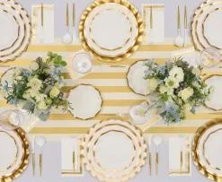 Everyday White Wavy Salad Plates/8pk-Sophistiplate New