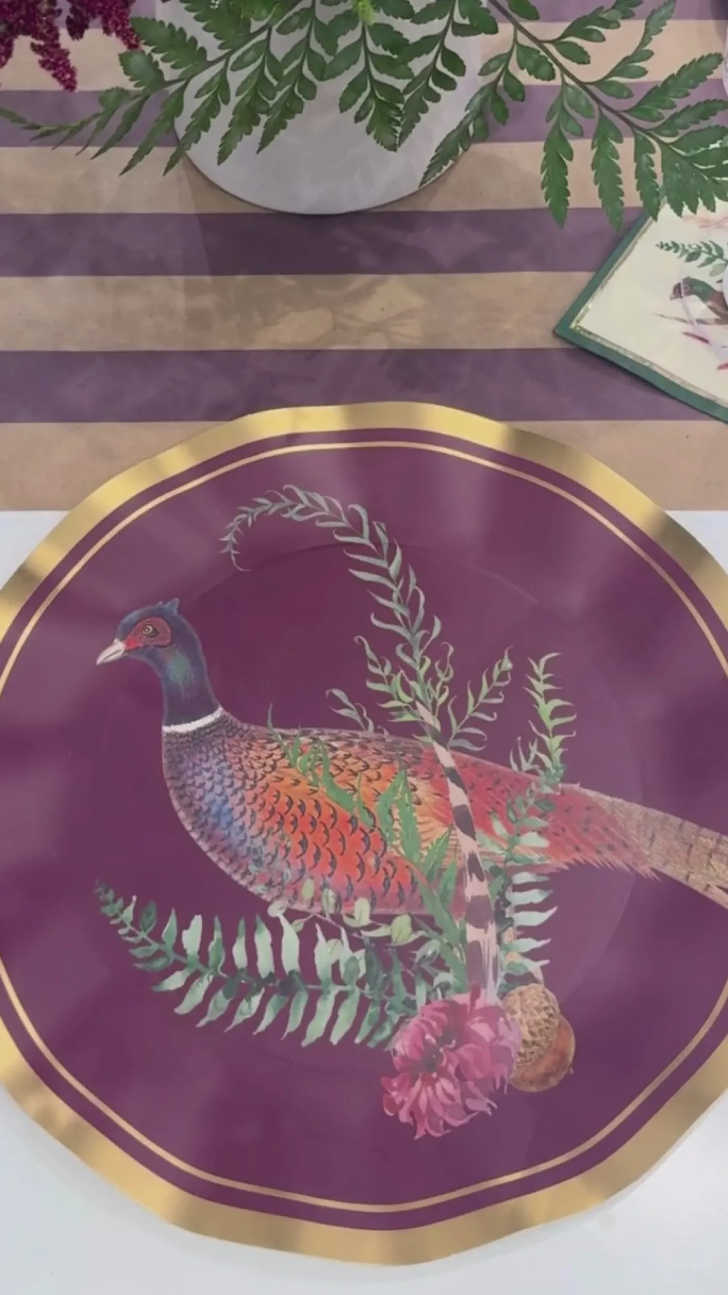 Feather Grove Wavy Paper Dinner Plate/8pk-Sophistiplate Best