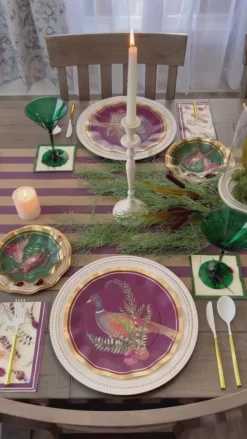 Feather Grove Wavy Paper Dinner Plate/8pk-Sophistiplate Best