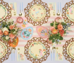 Folklore Easter Egg Die Cut Salad Plates/8pk-Sophistiplate Clearance